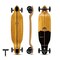 Magneto Glider Longboard Collection | 40" x 9.25" | Premium Cruiser Longboard Skateboard | Large 100mm Wheels | Bamboo Deck with Hard Maple Core | Cruiser Carver | Fully Assembled | Free Skate Tool